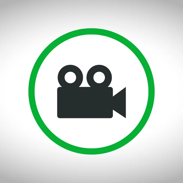 Video camera-icoontje — Stockvector