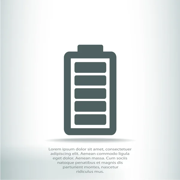 Batterij lading pictogram — Stockvector