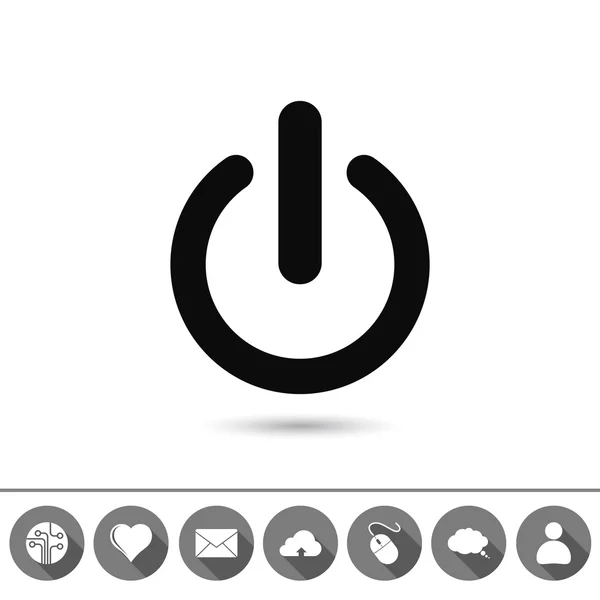 Power-Icon-Design — Stockvektor