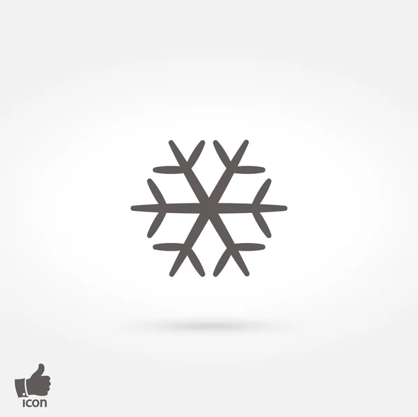 Snowflake icon — Stock Vector