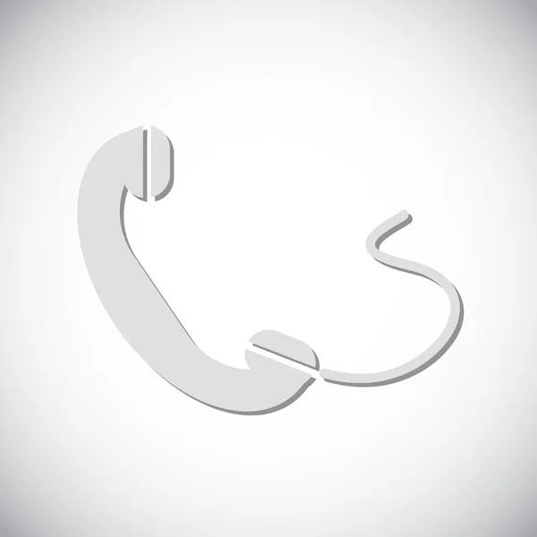 Telefoonnummer Flat Icon — Stockvector