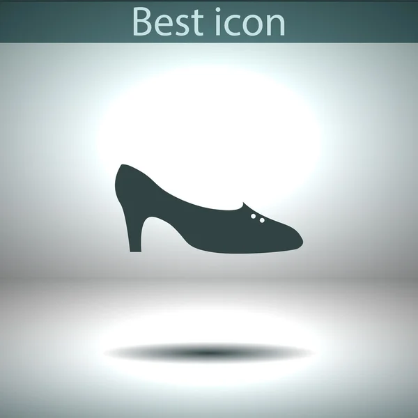 Womens shoes icon — Stock Vector