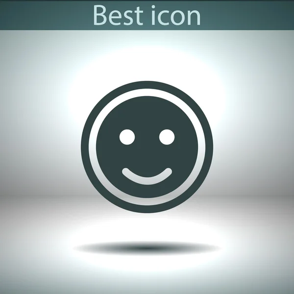 Sonrisa icono de diseño — Vector de stock