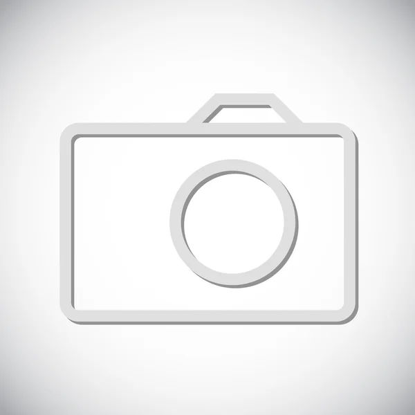 Płaska ikona kamery — Wektor stockowy