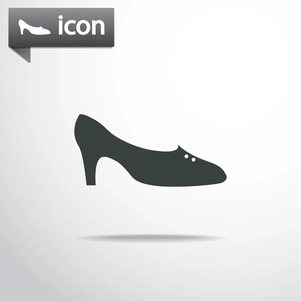 Femmes chaussures icône — Image vectorielle