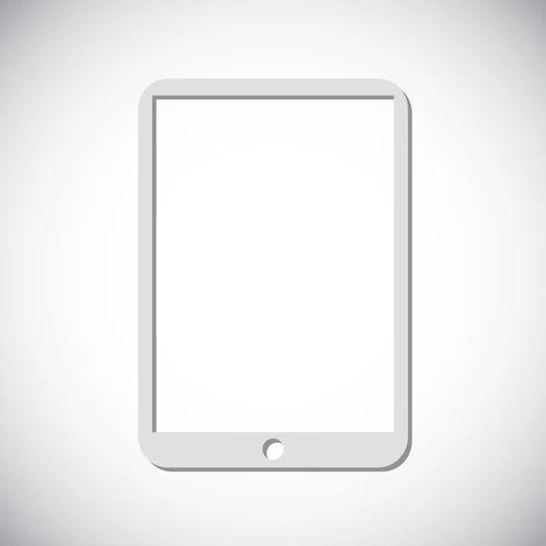 Pictogram van moderne digitale tablet pc — Stockvector