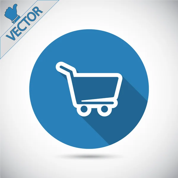 Icono de cesta de compra — Vector de stock