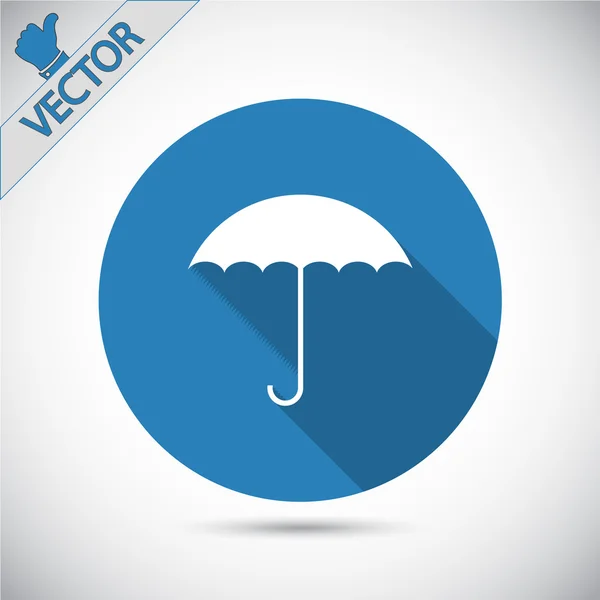 Paraply-ikonen — Stock vektor
