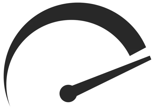 Illustration d'icône de tachymètre — Image vectorielle