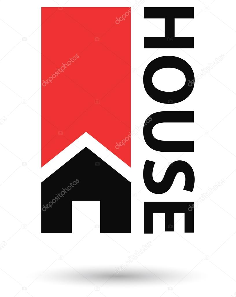Flat House icon.