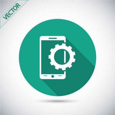 Mobil akıllı telefon simgesi