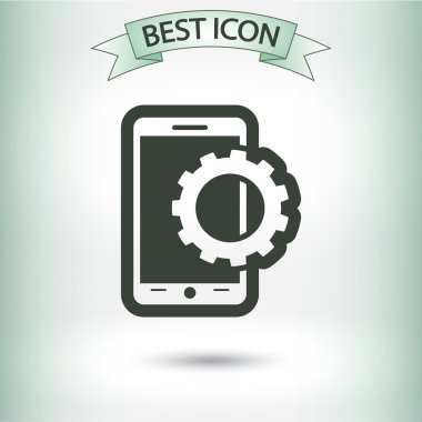 parametreleri ayarlama, mobil akıllı telefon simgesi