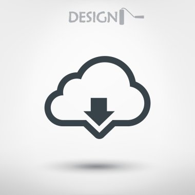 bulut indirme simgesi