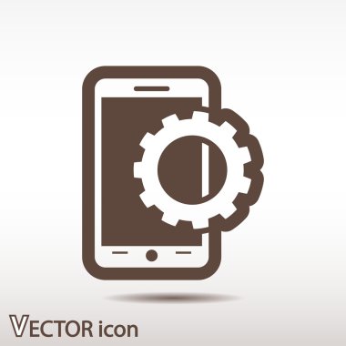 Mobil akıllı telefon simgesi