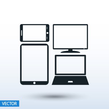 elektronik cihazlar simge kümesi