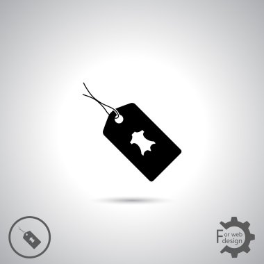 Etiketi simgesi tasarım