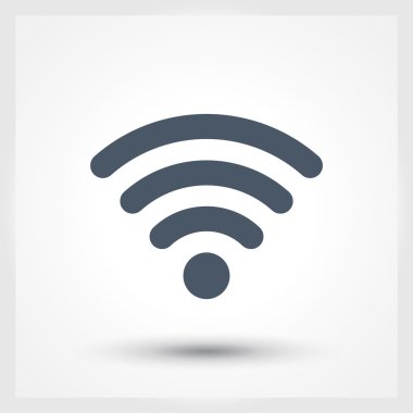 Kablosuz ağ wifi simgesi simgesi