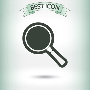 Arama simgesi. Düz tasarım