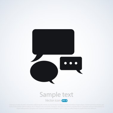 komik konuşma kabarcıklar simgesi