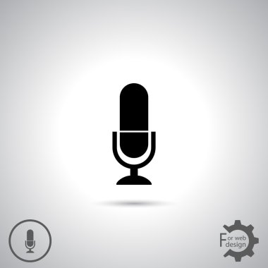 mikrofon simgesi tasarım