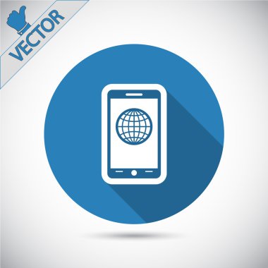 Mobil akıllı telefon simgesi