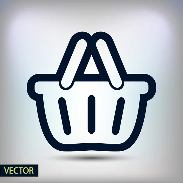 Varukorg ikon — Stock vektor