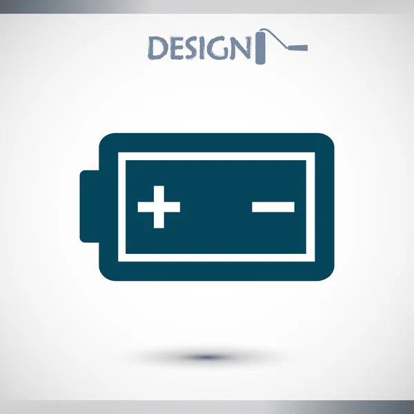 Charging battery icon — Stock Vector