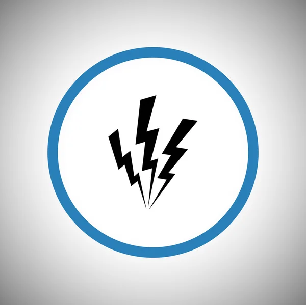 Lightning icon — Stock Vector