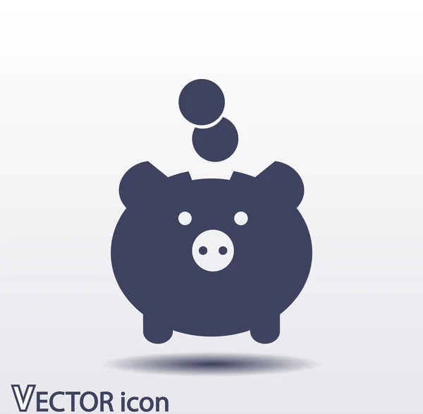 Moneybox pictogram ontwerp — Stockvector