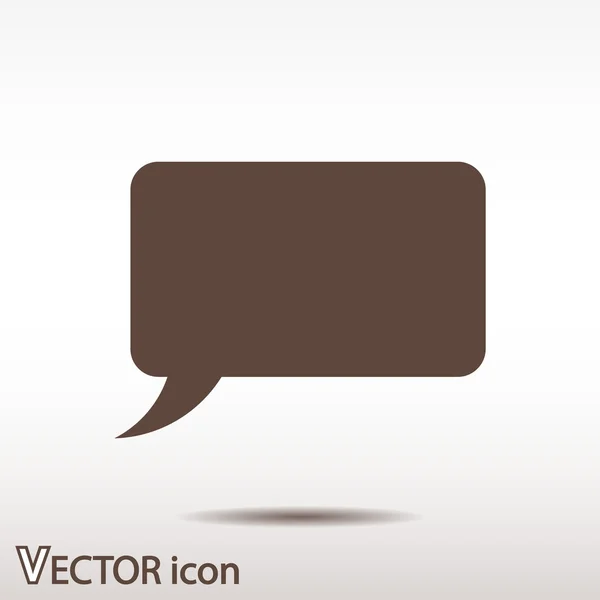 Speech bubble icon — Stock Vector