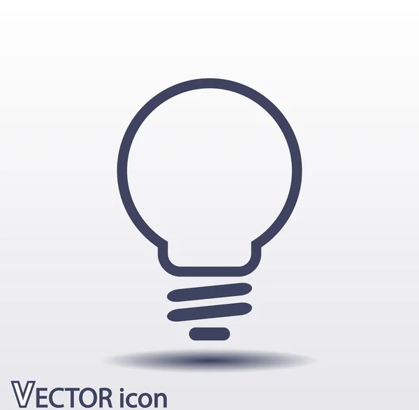 Light bulb icon — Stock Vector