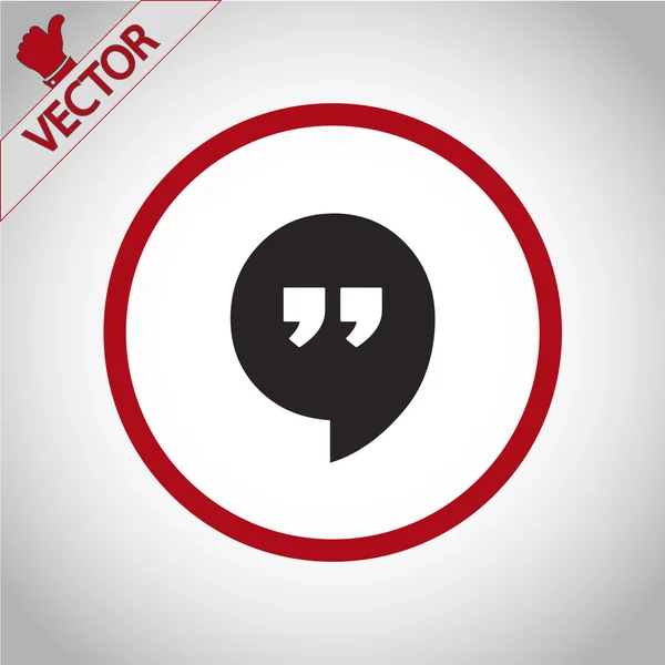 Dialog Speech bubble icon — Stock Vector