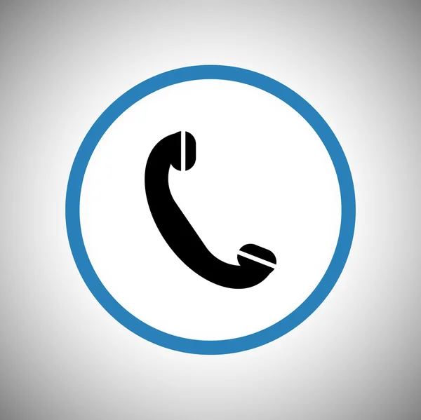 Telefon, flaches Symbol — Stockvektor