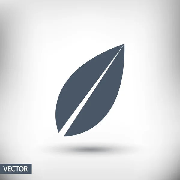 Blad pictogram — Stockvector