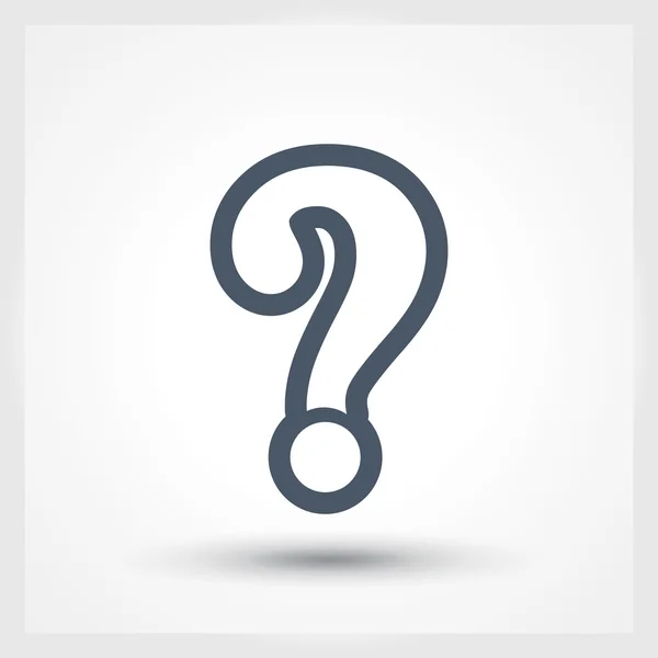 Question mark sign icon — Stock Vector