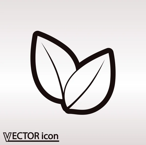 List ikony designu — Stockový vektor
