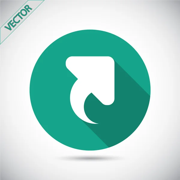 Icono flecha arriba — Vector de stock