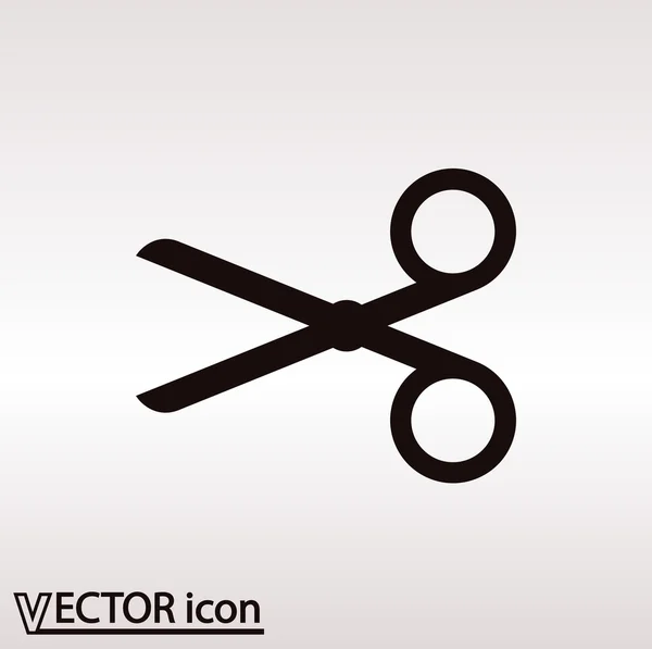 Scissors flat icon — Stock Vector