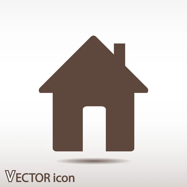 Flat House-ikon . – stockvektor