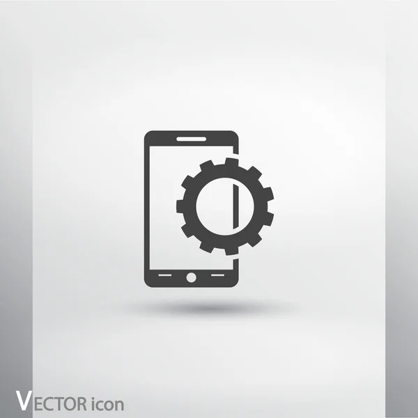 Icono del teléfono móvil — Vector de stock