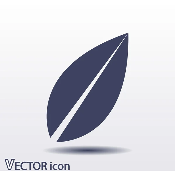 Leaf-ikonen — Stock vektor