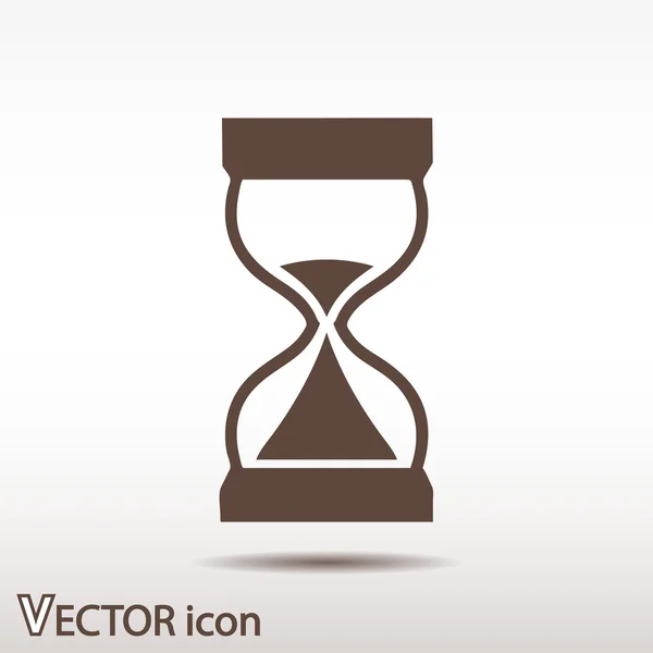 Design icona a clessidra — Vettoriale Stock