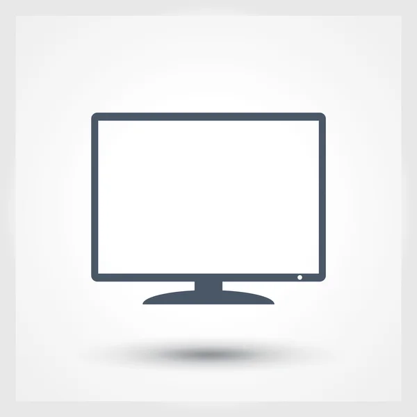 Diseño del icono del monitor — Vector de stock