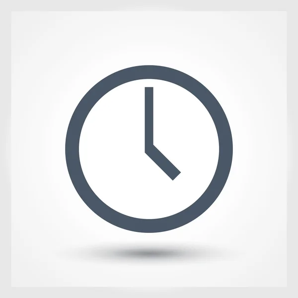 Reloj icono de diseño — Vector de stock