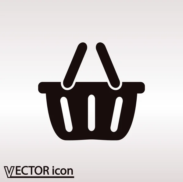 Shopping basket icon — Stock Vector