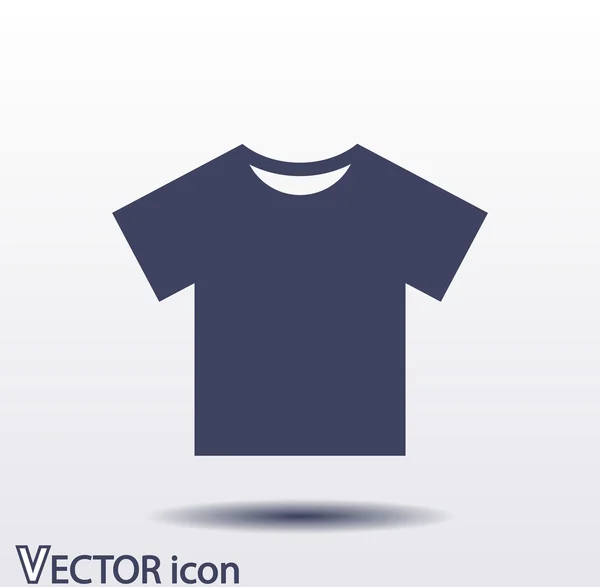 Tshirt ícone plana — Vetor de Stock