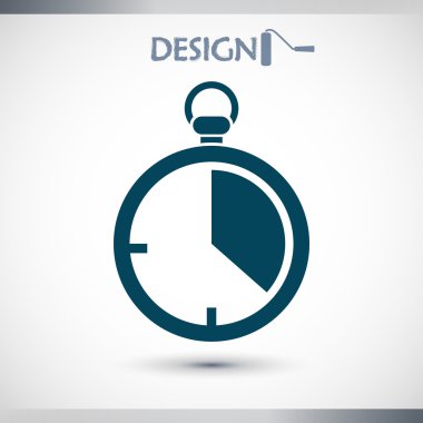 Kronometre simgesi tasarım