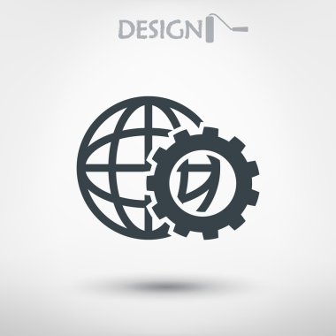 Gezegen simgesi tasarım