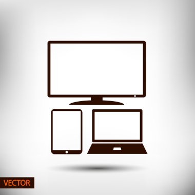 elektronik cihazlar simge kümesi