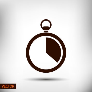 Kronometre simgesi tasarım